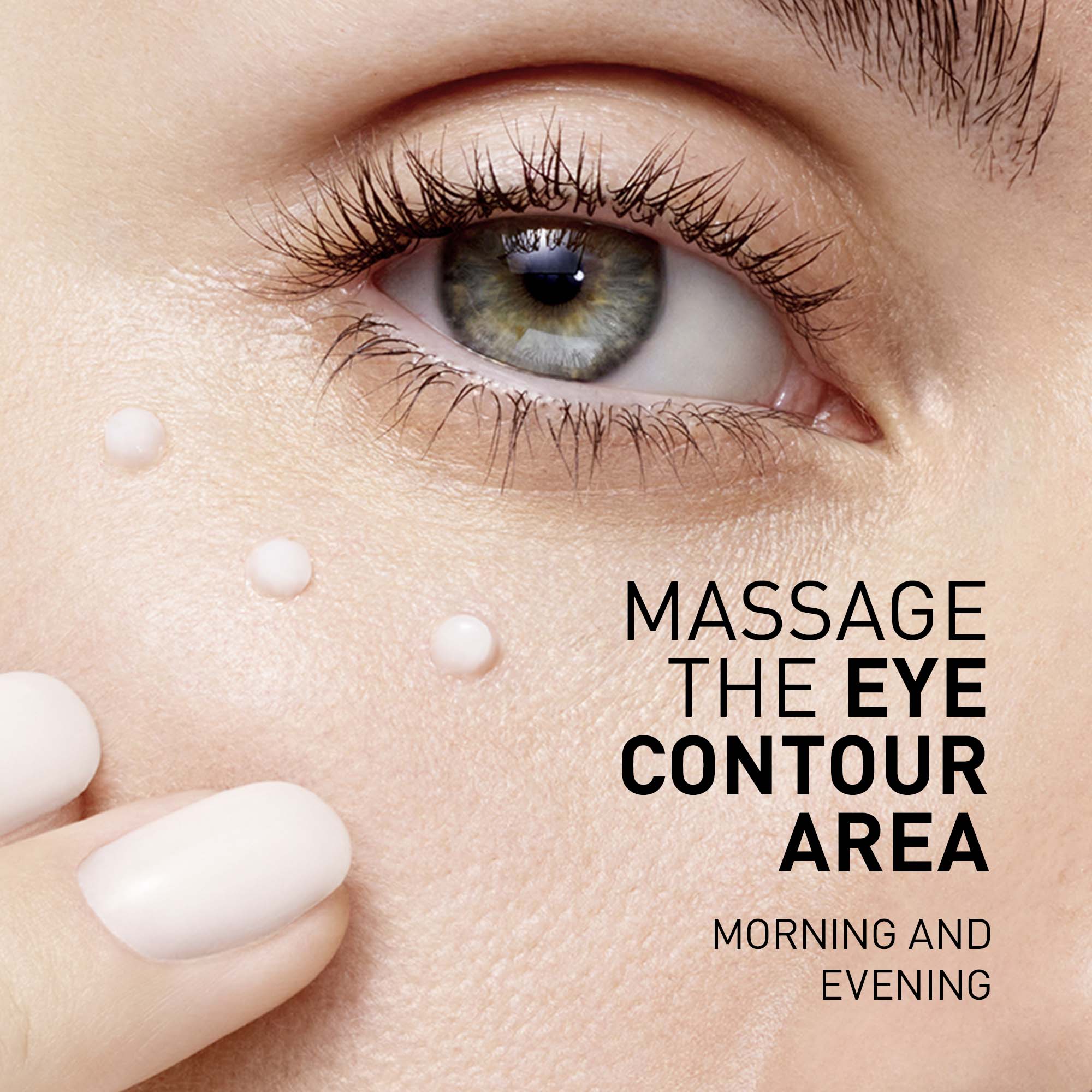 Eye contour cream for dark circles, eye bags and fine lines