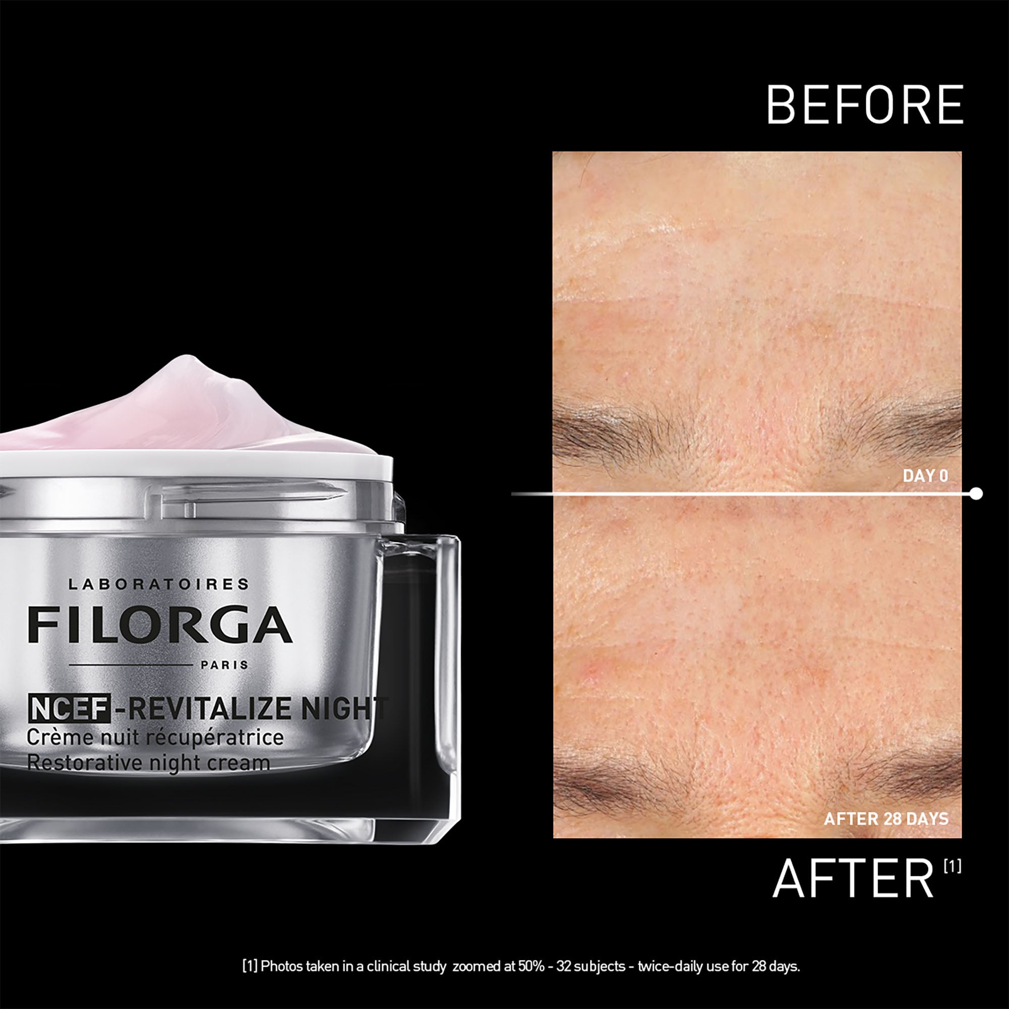 フェイスクリーム FIERTE Ageduallink Cream Night SF-746 NCEF-REVITALIZE NIGHT – Filorga International